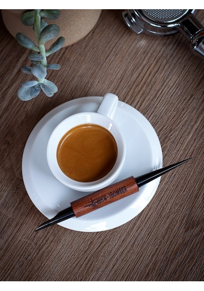 Ceviz Latte Art Kalemi, Barista Kalemi 152mm 1 Parça
