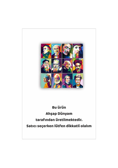 12 Parça Sanatçı Ve Bilim İnsanları Resimleri Çerçeve Görünümlü Mdf Tablo Duvar Süsü Hediyelik Çok Renkli - 670772652 Çok Renkli 12 Parça Sanatçı Ve Bilim İnsanları Resimleri Çerçeve Görünümlü Mdf Tablo Duvar Süsü Hediyelik Çok Renkli - 670772652 Çok Renkli