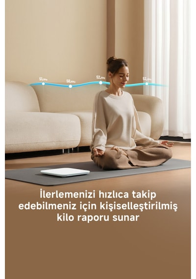 Xiaomi Mi Smart Scale S200 Beyaz Fonksiyonlu Akıllı Bluetooth Tartı Baskül