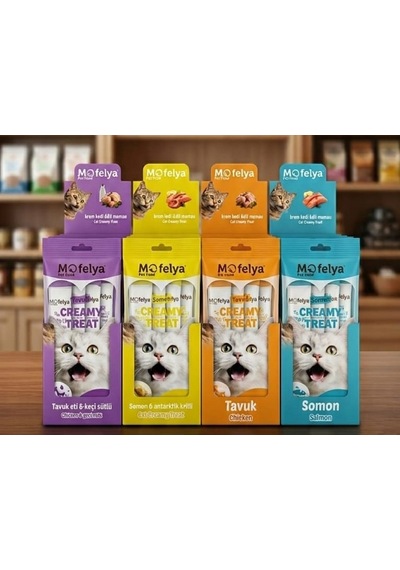 Krem Kedi Ödül Maması Somon % Antartik Krill Aromalı 12 4'lü Paket Toplam 48 Ad.