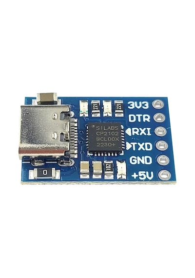Cp2102 Usb To Rs232 Ttl Uart Çevirici Modül Type C Usb Seri Port Haberleşme Mcu Uydu Alıcı Dvd Gsm