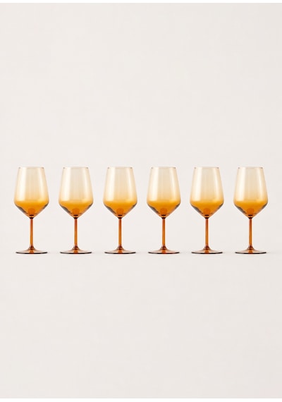 Bella Maison Lisa Kadeh 6'lı Amber 490 Cc Amber