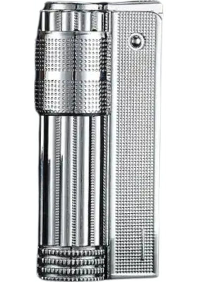 Premiumquality Tek Alevli Gümüş Metal Muhtar Çakmağı