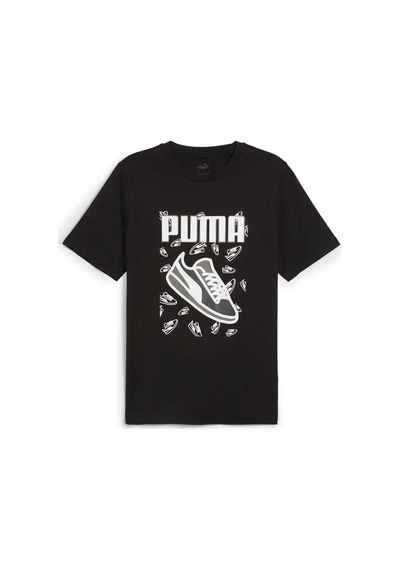 Puma Erkek Tişört Graphics Sneaker Tee 68320901 Siyah