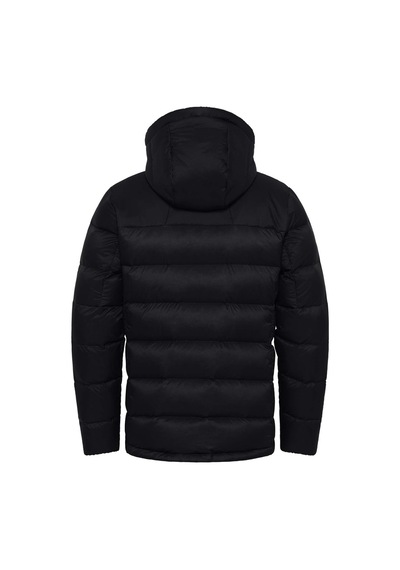 Jack Wolfskin Erkek Outdoor Montu Nebelhorn Down Siyah Kapüşonlu Renkli Siyah
