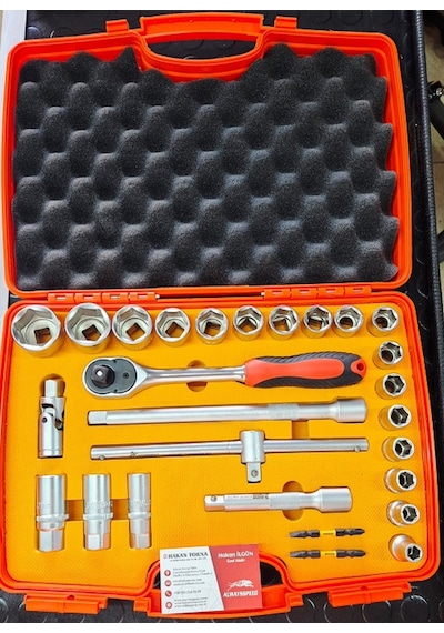 Rico 1/2 25 Parça 6 Köşe Lokma Takımı Bits Set Hediye
