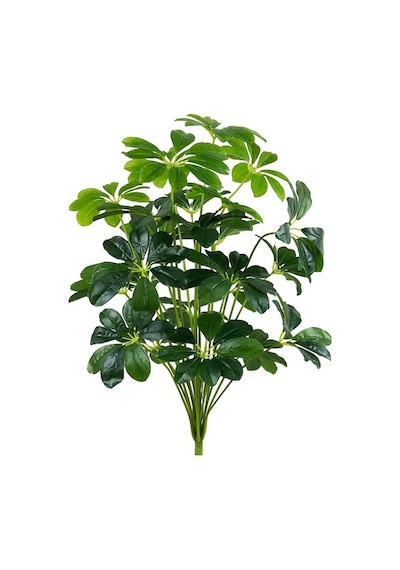 Yapay Çiçek Demet Şeflera Bitkisi 18dal 75cm Salon Çiçeği Yapay Bitki Pachira Macrocarpa