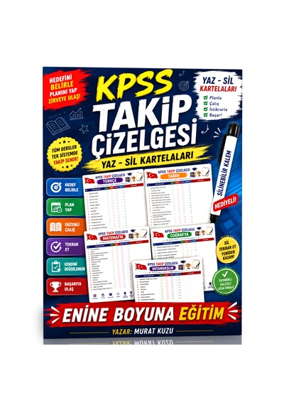 Kpss Takip Çizelge Kitabı