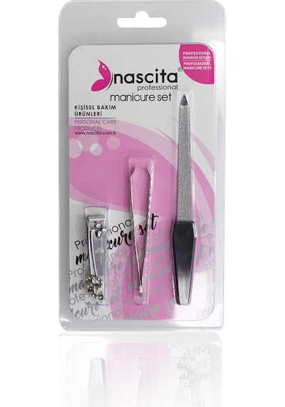 4 Adet Nascita Set Tırnak Makası, Cımbız, Törpü