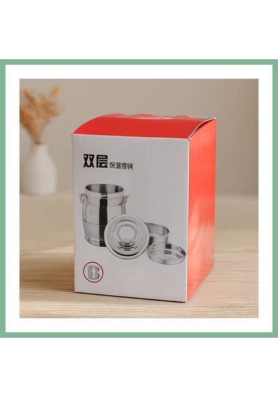 Bşkvirgo Paslanmaz Çelik 3'lü Sefer Tası 1.6l 200+500+900 Ml Metal Kulplu Bsk2026