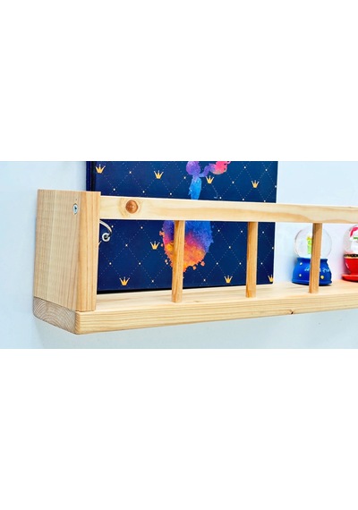 Masif Ahşap Montessori Yaklaşımlı İkili Kitaplık Ahşap