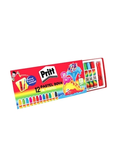 Pritt 12 Renk Pastel Boya Karton Kutu Karışık