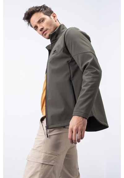 Tommylife Tommy Life Haki Fermuarlı Dik Yaka Su Ve Rüzgar Geçirmez Softshell Erkek Mont - 88050 Haki