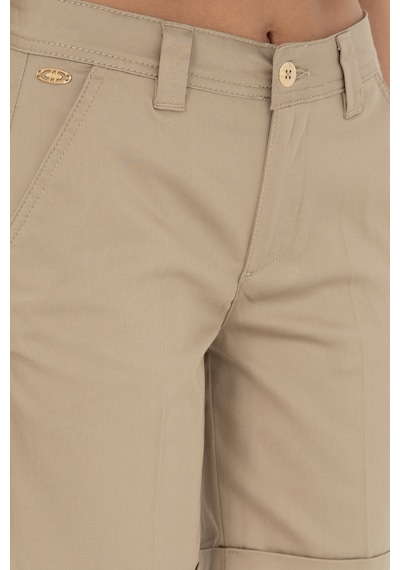 U.s. Polo Assn. Kadın Açık Haki Şort / Bermuda 50281722-vr183 Açık Haki