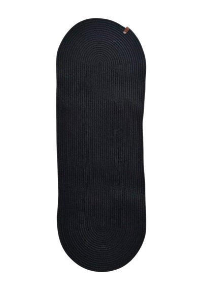 Nakkaş Home Jüt Runner Ve Supla Seti 35x100 Cm Runner + 33x33 Cm Jüt Amerikan Servis Doğal Masa Dekorasyonu Siyah