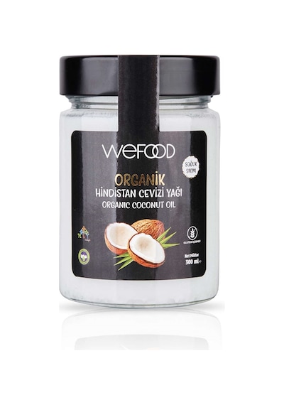 Wefood Organik Hindistan Cevizi Yağı Soğuk Sıkım 300 ML