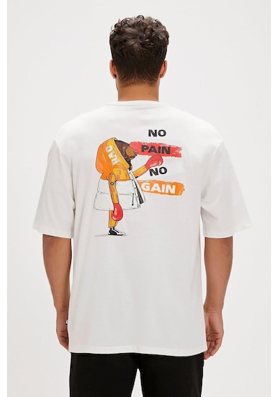 Bad Bear Gain Os Erkek T-shirt-28399-beyaz Beyaz