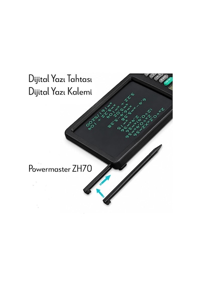 Powermaster Zh70 Dijital Not Defterli 12 Haneli Hesap Makinesi Diğer