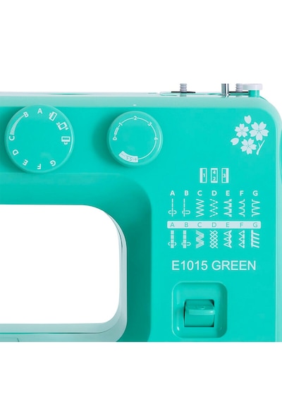 Janome E1015 Joy Of Sewing Dikiş Makinesi Yeşil Ve 8002d Overlok Makinesi Paketi