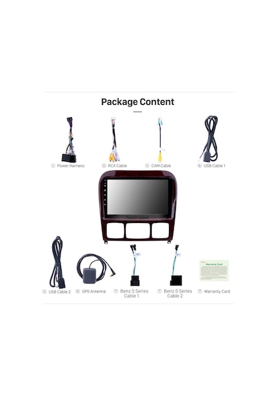 Mercedes S 2006+ Multimedya Navigasyon Usb Kamera Carplayer