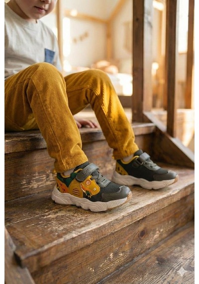 Vicco 346.p25y.150 Haki Tuna Sneaker Erkek Çocuk Ayakkabı Haki