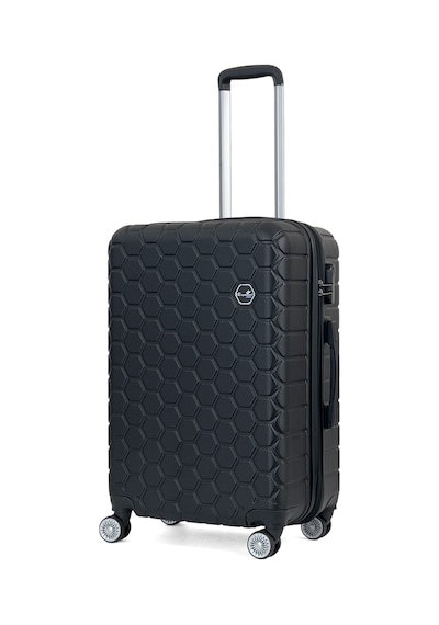 Reymond Luggage Altıgen Abs Seyahat Valizi, Orta Boy Siyah
