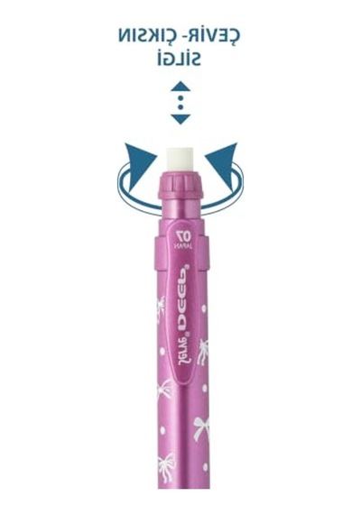 Pembe Kurdeleli Versatil Kalem, 0.7 Mm Kalınlık