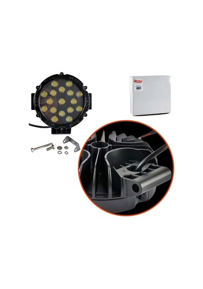 Ahmet Otomotiv Hko Off Road Çalısma Lambası Yuv.17 Led 10-30v 17x17x4cm Siyah Çerçeve