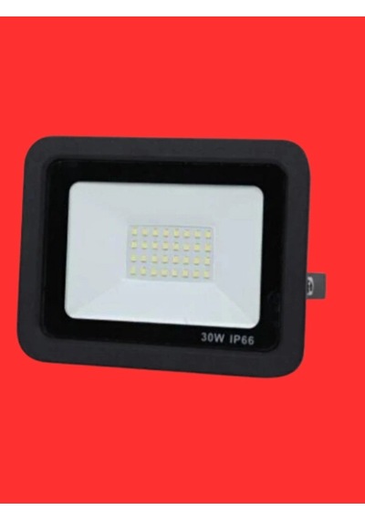 30 Watt Siyah Slim Kasa Kırmızı Işık Ip65 Led Projektör