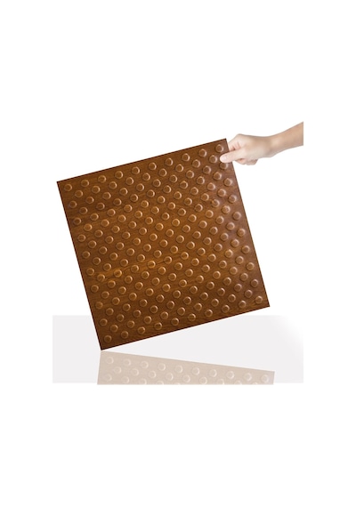 3 Boyutlu Duvar Paneli Kabartmalı Puantiye Desenli Pvc 41x41 Cm/ 6 Adet /1 M²