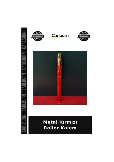 Özel Üretim İmza Kalemi Şık Zarif Metal Kırmızı Roller Kalem