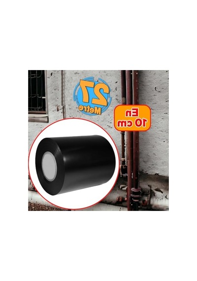 27kids Antikorozyon Bandı, 170 Mikron, Metal Boru İzolasyon Sarma Bantı, 100 Mm X 27.5 M Açık Bej