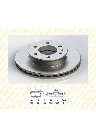 Kale Tfd00020 Fren Diski Ön Sprinter 906 06-18 907 910 18-crafter 30-35 06-15 2e0615301