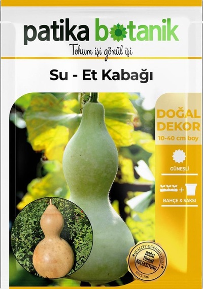 5 Adet Su - Et Kabağı Lagenaria Siceraria Tohumu