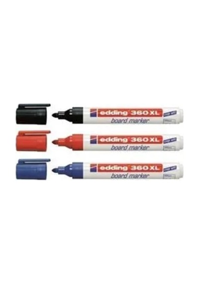 Edding 360 Xl Doldurulabilir Tahta Kalemi 3'lü Set Kırmızı - Mavi - Siyah Ryn-ldr885-on Genel