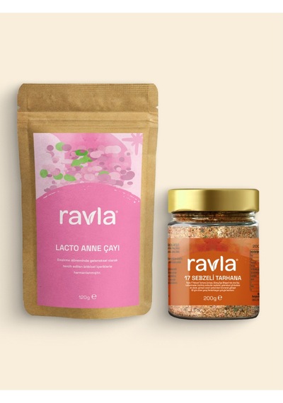 2'li Ürün - Ravla Lacto Anne Çayı - 120g / Ravla 17 Sebzeli Tarhana - 200g