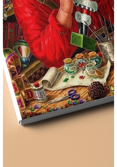 Webstyle Sayılarla Boyama Seti Kasnaklı Noel Tamircisi 60 X 75 Cm