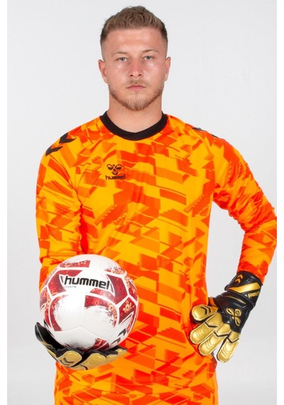 Hummel Line Kaleci Tek Üst Forma Neon Turuncu