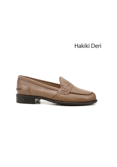 Gönderi(R) Gönderi R Kadın Vizon Antik Hakiki Deri Loafer Ayakkabı Gdza61324138 Vizon