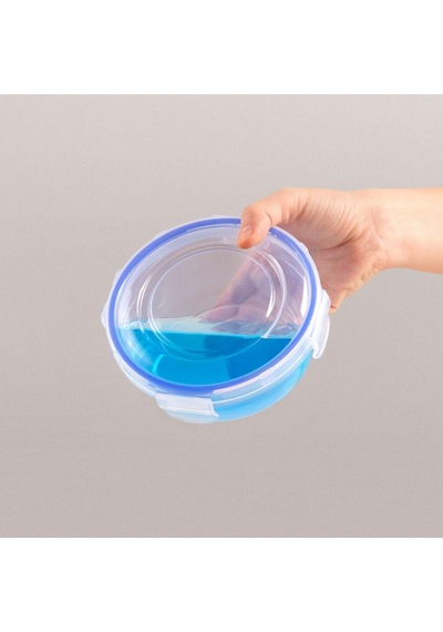 Dünya Plastik 3lü Contalı Yuvarlak Saklama Set 800-1350-2250 30051 Şeffaf
