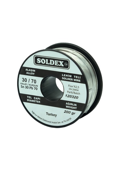 Soldex 1.60mm 200gr Sn30 Pb70 Lehim Teli