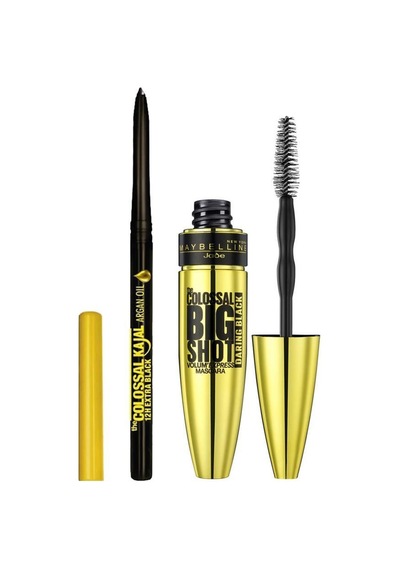 Maybelline Big Shot Daring Black Maskara+Colossal Kajal
