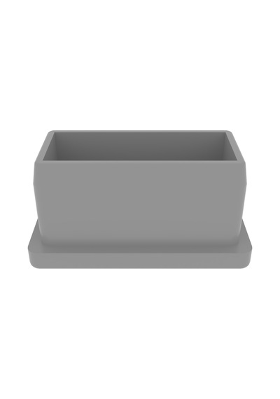 Cateksss 20x40 Mm Düz İç Profil Tapası Ral7035 - 50 Li Paket Gri