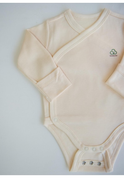 Kitikate Organik New Basic Uzayan Kruvaze Uzun Kol Body Natural Naturel