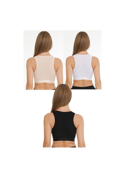 Par Lıngerıe Sporcu Emzirme Büstiyeri 3lü Set