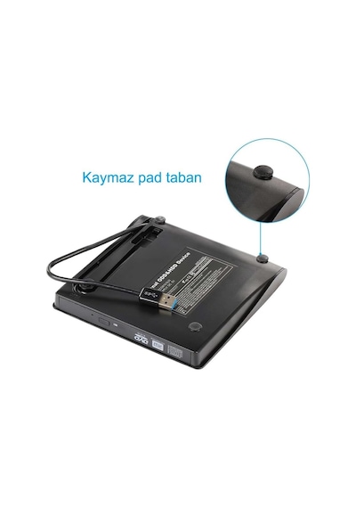 Alfalink Al-DVD15 USB 3.0 Ultra Slim Taşınabilir Dvd Optik Yazıcı