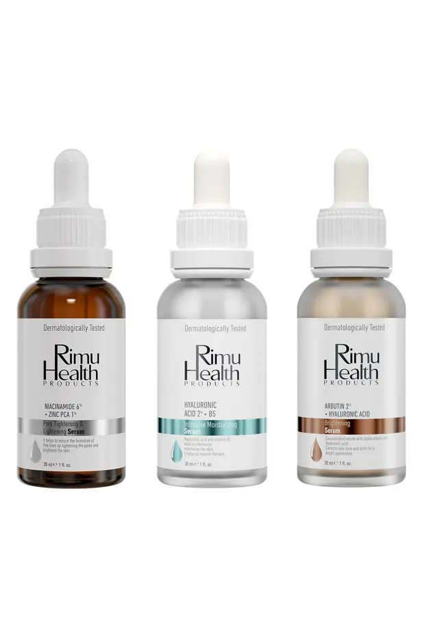 Rimu Health Products Siyah Nokta, Sivilce Karşıtı Ve Cilt Tonu Eşitleyici Yoğun Nemlendiricili Cilt Bakım Seti