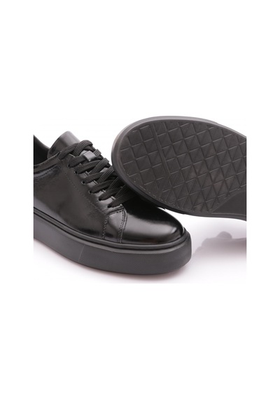 Dgn 289 Erkek Sneaker Ayakakbi Siyah Kırışık Rugan