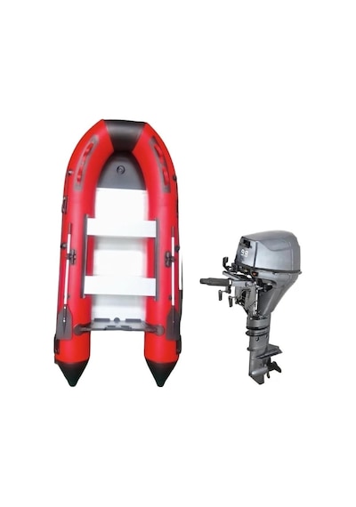 Tomking Tk098 Motor Ve Tk-rıb-380 Alüminyum Tabanlı Şişme Bot Seti