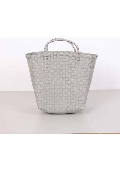 Sentetik Rattan Saksılık 32x28x33 Cm Gri